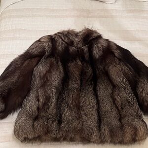 Saga Furs Brown Fur Jacket